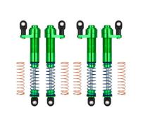 NFDCDD2 Metal Adjustable Shock Absorbers Oil Damper 80-100mm for 1/10 RC Crawler Car Axial SCX10 90046 Capra TRX4 Redcat Gen8 Upgrade(Green 4Pcs)