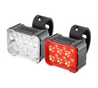 NFDJYDZRMB Bicycle Lights Front and Rear for Merida Big Nine Lite 2013, Super Bright Waterproof Bike Lights Set New LED Bike Lights Cycling Accessories,C Set-normal