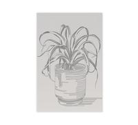 NFDVFHFRQ Botanical Sketching Line Art Poster Canvas Poster Bedroom Decor Landscape Office Room Decor Gift 20x30inch(50x75cm)
