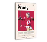 NFDVFHFRQ Brock Purdy Poster Canvas Poster Wall Art Decor Print Picture Paintings for Living Room Bedroom Decoration 20x30inch(50x75cm)