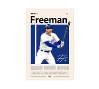 NFDVFHFRQ Freddie Freeman Canvas Poster Bedroom Decor Landscape Office Room Decor Gift 08x12inch(20x30cm)