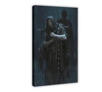 NFDVFHFRQ Gothic Time Debt Collector Canvas Poster Bedroom Decor Landscape Office Room Decor Gift 12x18inch(30x45cm)