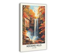 NFDVFHFRQ Hawkins Mountain State Park Poster Canvas Poster Wall Art Decor Print Picture Paintings for Living Room Bedroom Decoration 20x30inch(50x75cm)
