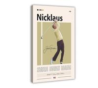 NFDVFHFRQ Jack Nicklaus Poster Canvas Poster Bedroom Decor Landscape Office Room Decor Gift 08x12inch(20x30cm)