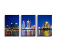 NFDVFHFRQ Macau City. Canvas Poster Wall Art Decor Print Picture Paintings for Living Room Bedroom Decoration 16x24inch(40x60cm)