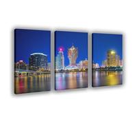 NFDVFHFRQ Macau City. Canvas Poster Wall Art Decor Print Picture Paintings for Living Room Bedroom Decoration 12x18inch(30x45cm)