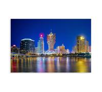 NFDVFHFRQ Macau City. Canvas Poster Wall Art Decor Print Picture Paintings for Living Room Bedroom Decoration 08x12inch(20x30cm)