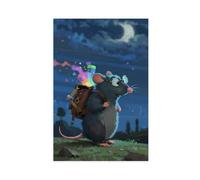 NFDVFHFRQ Mole Rainbow Memory Fragments (2) Canvas Poster Wall Art Decor Print Picture Paintings for Living Room Bedroom Decoration 16x24inch(40x60cm)