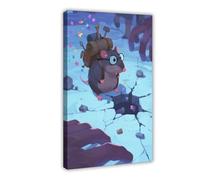 NFDVFHFRQ Mole Rainbow Memory Fragments (3) Canvas Poster Bedroom Decor Landscape Office Room Decor Gift 16x24inch(40x60cm)