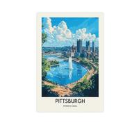 NFDVFHFRQ Pittsburgh, Western Pennsylvania Poster Canvas Poster Wall Art Decor Print Picture Paintings for Living Room Bedroom Decoration 12x18inch(30x45cm)