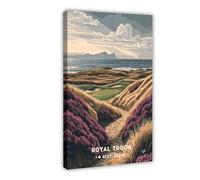 NFDVFHFRQ Royal Trenton Golf Canvas Poster Wall Art Decor Print Picture Paintings for Living Room Bedroom Decoration 20x30inch(50x75cm)