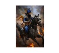 NFDVFHFRQ Sikh Martial Arts Khalsa Warrior Poster Canvas Poster Wall Art Decor Print Picture Paintings for Living Room Bedroom Decoration 12x18inch(30x45cm)