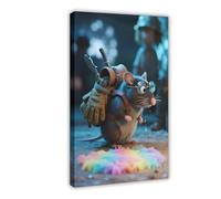 NFDVFHFRQ The Mole's Memory Fragments (3) Canvas Poster Wall Art Decor Print Picture Paintings for Living Room Bedroom Decoration 12x18inch(30x45cm)
