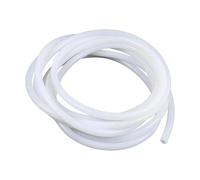 NFEKLFI aquarium air line 1.0m/3.0m/5.0m/10.0m/20.0m Soft Silicone Aquarium Oxygen Pump Hose Air Bubble Stone Fish Tank Pond Tube Food Grade Material(White,5M)