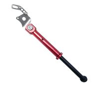 NFEKLFI bike kickstand 14 16 18 20 Inch Folding Bike Kickstand For Side Stand Adjustable Ultralight Aluminum Alloy(Red Quick release)