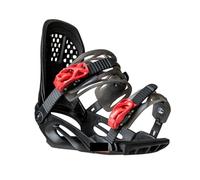 NFEKLFI snowboard bindings Snowboard Bindings All Terrain Fixer Skiing Binding Men's And Women's(Black And Red)