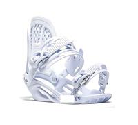 NFEKLFI snowboard bindings Snowboard Bindings All Terrain Fixer Skiing Binding Men's And Women's(White)
