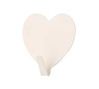 NFEKLFI Sticky Hooks 5-20 PCS Adorable Love Heart Hooks - No Drill Strong Adhesive for Bathroom Kitchen Door Wall Decor & Multi-Surface(White,20pcs)