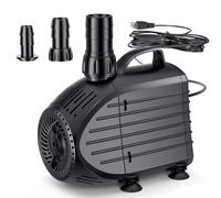 NFESOLAR - 1200GPH Submersible Water Pump, Ultra Quiet Submersible Pump with Dry Burn Protection, 12ft High Lift for Pond, Fountains, Waterfall, Hydroponics