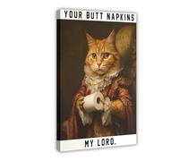 NFFBGFD at Butt Napkins Animals Poster Canvas Poster Wall Art Print Picture Paintings 20x30inch(50x75cm)