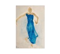 NFFBGFD Auguste Rodin Danseuse Cambodgienne Print, Canvas Poster Bedroom Decor Landscape Decor Gift 20x30inch(50x75cm)
