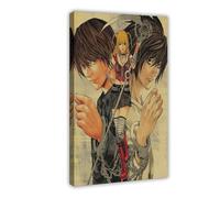 NFFBGFD Death Note Poster Canvas Poster Bedroom Decor Landscape Decor Gift 08x12inch(20x30cm)