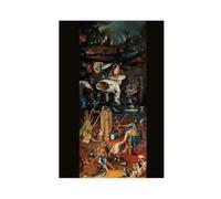 NFFBGFD Hell by Hieronymus Bosch FromThe Garden Canvas Poster Wall Art Print Picture Paintings 16x24inch(40x60cm)