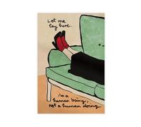 NFFBGFD Human Being Not A Human Doing Canvas Poster Wall Art Print Picture Paintings 08x12inch(20x30cm)