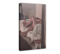 NFFBGFD Intimate Couple Canvas Art Canvas Poster Wall Art Print Picture Paintings 24x36inch(60x90cm)