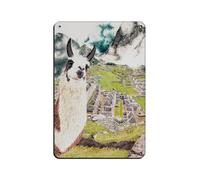 NFFBGFD Machu Picchu Print, Peru Wall Art Retro Poster Metal Tin Sign Chic Art Retro Iron Painting Bar People Cave Cafe Family Garage Poster Wall Decoration 8x12inch(20x30cm)
