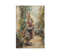 NFFBGFD Peter Rabbit Canvas Poster Wall Art Print Picture Paintings 16x24inch(40x60cm)