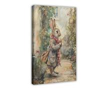 NFFBGFD Peter Rabbit Canvas Poster Wall Art Print Picture Paintings 20x30inch(50x75cm)