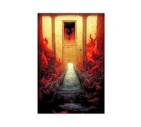 NFFBGFD Road to Hell Canvas Art Canvas Poster Wall Art Print Picture Paintings 12x18inch(30x45cm)