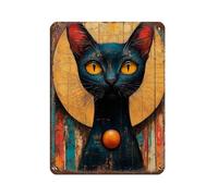 NFFBGFD Sweet Cat Wall Tin Sign Vintage Metal Pub Club Cafe Bar Home Wall Art Decoration Poster Retro 12x16inch(30x40cm)