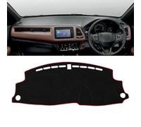 NfffiPp - Polyester Flannel Suede Car Dashboard Cover Dash Mat For Honda HR-V HRV Vezel 2014 2015 2016 2017 2018 2019 2020 Dashmat Carpet Cape Rug Protector