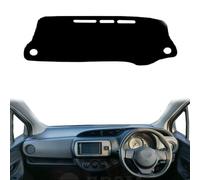 NfffiPp - Polyester Flannel Suede Car Dashboard Cover Dash Mat For Toyota Vitz 2012-2017 Dashmat Carpet Cape Rug Protector