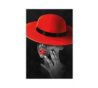 NFFNPIJ Abstract Woman Wall Art, Modern Decor Ideas for Home And Office Canvas Poster Bedroom Decor Landscape Decor Gift 08x12inch(20x30cm)