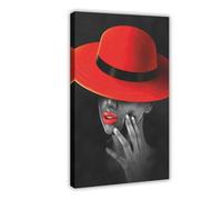 NFFNPIJ Abstract Woman Wall Art, Modern Decor Ideas for Home And Office Canvas Poster Wall Art Print Picture Paintings 12x18inch(30x45cm)