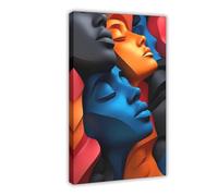 NFFNPIJ Abstract Woman Wall Art, Modern Decor Ideas for Home Canvas Poster Bedroom Decor Landscape Decor Gift 24x36inch(60x90cm)