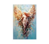 NFFNPIJ Angel Canvas Painting,Winged Angel Woman Canvas Decoration Canvas Poster Wall Art Print Picture Paintings 20x30inch(50x75cm)