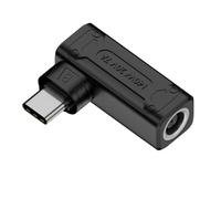 NFHK 140W 100W DC Jack 7.4x5.0mm Input to USB-C Type-C Angled 90 Degree Power Plug Charge Adapter for Laptop Phone