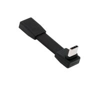 NFHK 240W USB5.0 80Gbps FPC Flat Slim USB Type C Extension Cable Male to Female Up Angled 90 Degree 16K 8K 60Hz 5K 51MM