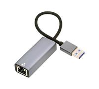 NFHK 2500Mbps 2.5Gbps to USB3.0 Type-A GBE Gigabit 1000Mbps Ethernet Network LAN Cable Adapter for Desktop Motherboard