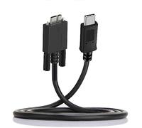 NFHK 5Gbps USB-C Type-C Host to Micro USB3.0 Screw Mount Straight Cable for Industrial Camera Storage