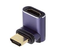 NFHK 90 Degree Up Angled Vertical Magnetic 8K Type-A HDMI 2.1 Male to Female Straight Video Adapter for Laptop HDTV