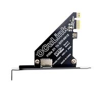 NFHK Adapter PCI-Express 4.0 PCIE 1x to Oculink SFF-8612 SFF-8611 Host Card for U.2 SSD eGPU External Graphics Card Dock