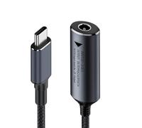 NFHK Cable DC Jack 5.5X2.1mm Input to USB-C Type-C Power 140W Charge Cable for Laptop Phone PD9V 5V 20V