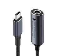 NFHK Cable DC Jack 7.9X5.4mm Input to USB-C Type-C Power 140W Charge Cable for Laptop Phone PD9V 5V 20V