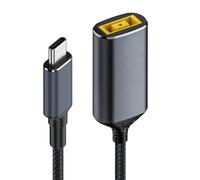 NFHK Cable Rectangle Jack Thinkpad X1 Input to USB-C Type-C Power 140W Charge Cable for Laptop Phone PD9V 5V 20V