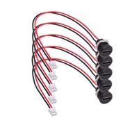 NFHK DIY OEM 5pcs/Set Type C Female Socket to 2Pin Header Cable Pitch=2.0mm Panel Mount Type DC 5V Power